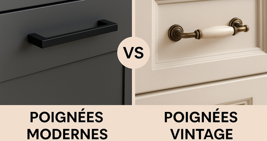 Poignées modernes vs poignées vintage : lequel adopter ?