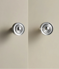 Antique furniture knob Chrome
