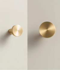 Classic brass furniture knob