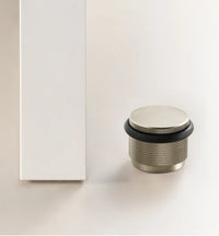 Chrome-plated door stop