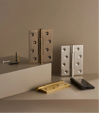 Rectangular furniture hinge