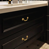 Gold vintage furniture handle