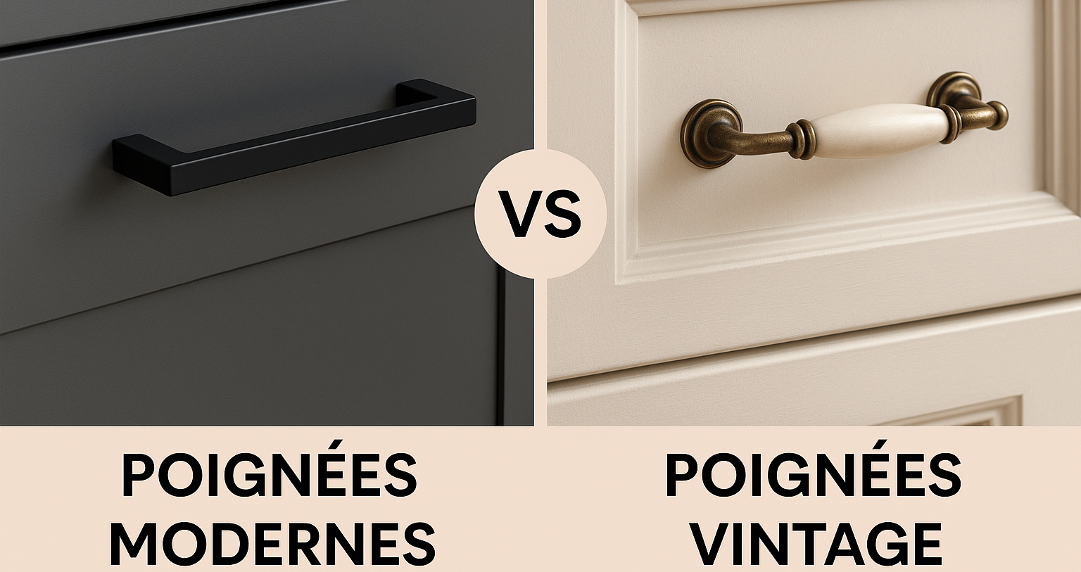 Poignées modernes vs poignées vintage : lequel adopter ? Image