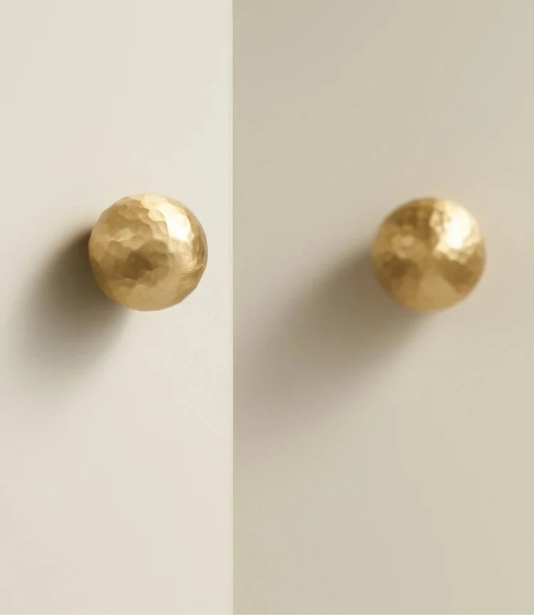 Bouton de meuble or Image