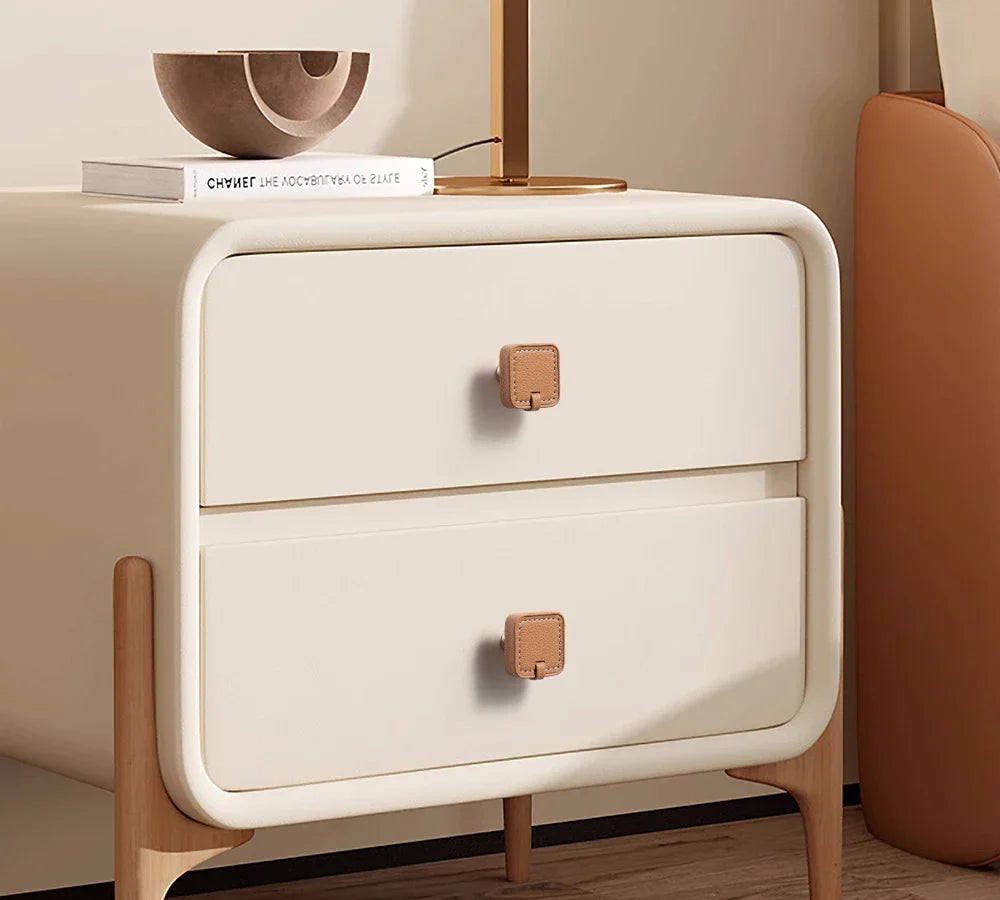 Bouton de meuble cuir Image