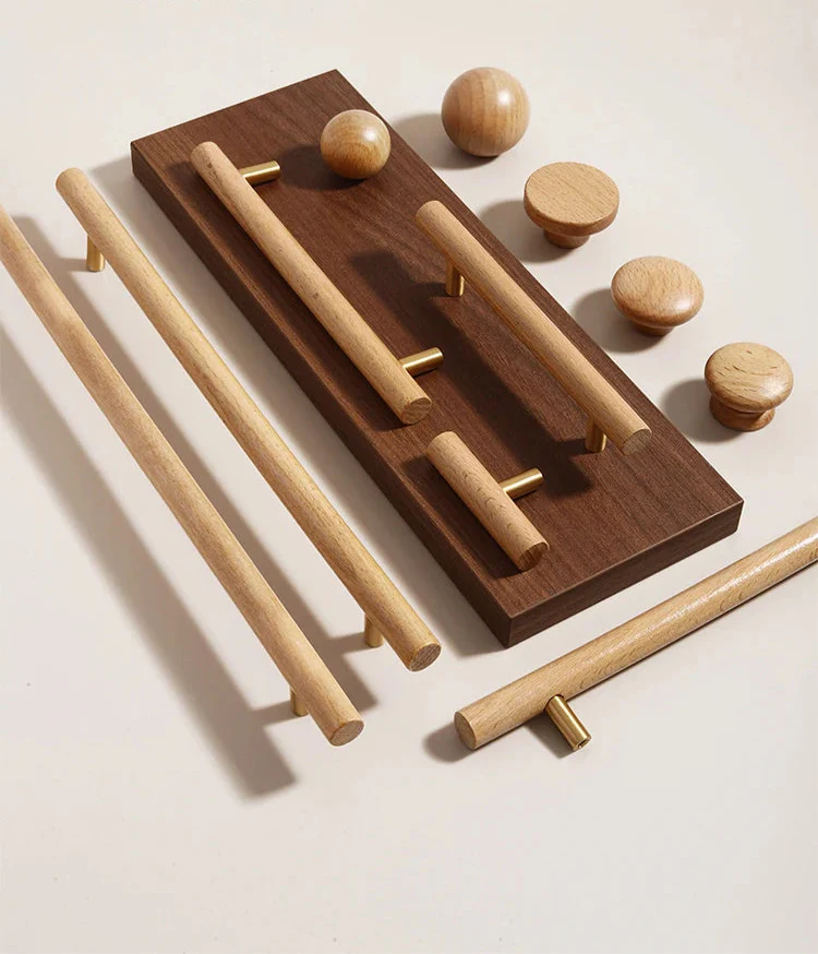 Poignée de meuble bois Image