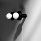 Bouton de Meuble Noir & Blanc POLA
