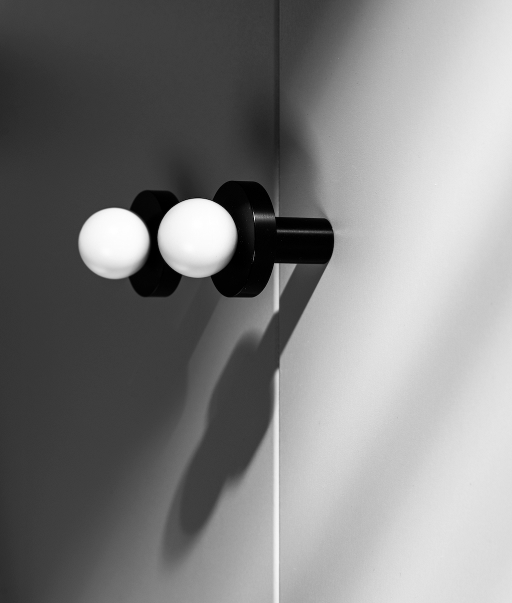 Bouton de Meuble Noir & Blanc POLA