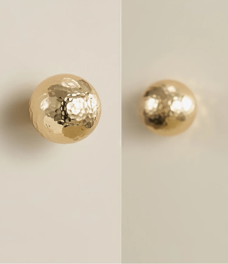 Bouton de Meuble Originale Or brillant