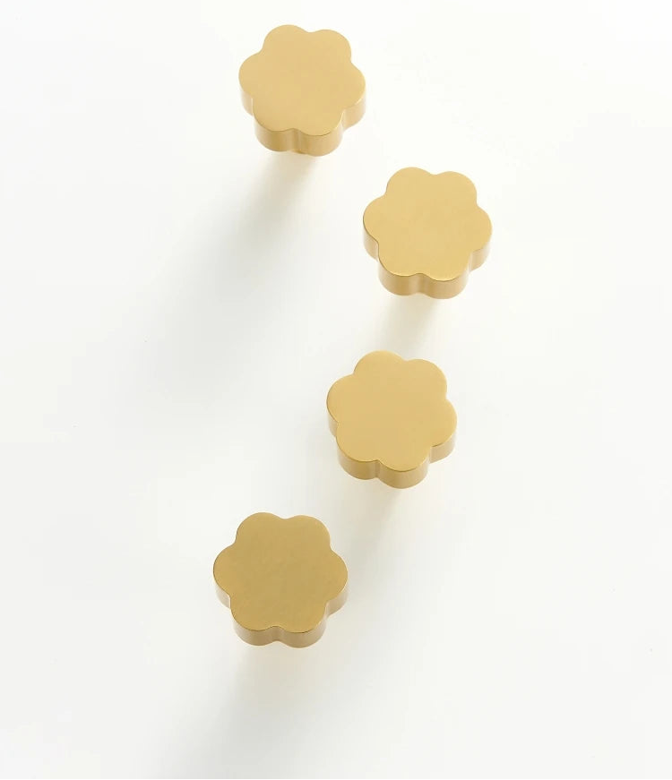 Bouton de Meuble Rétro Or brossé