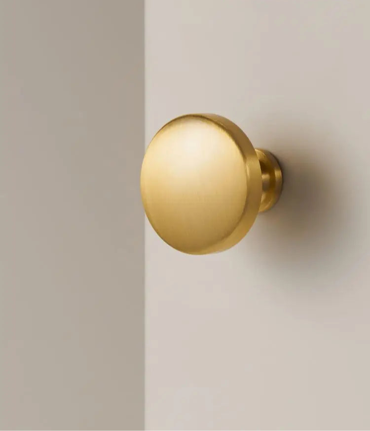 Classic furniture knob Brushed gold