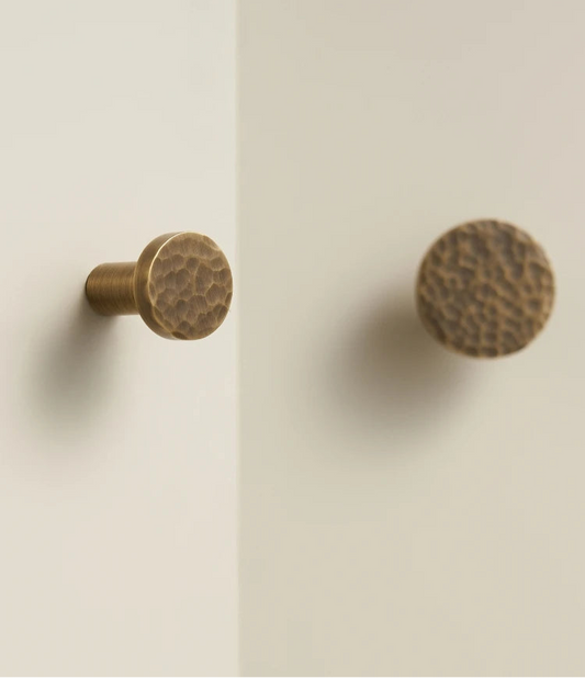 Bouton de Meuble martelée Bronze