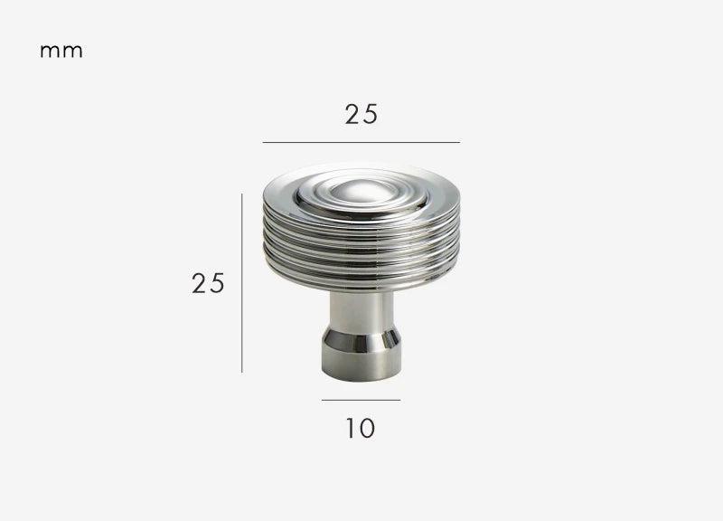 Antique furniture knob Chrome