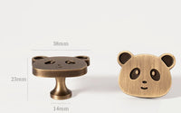 Children's bedroom furniture knob Panda