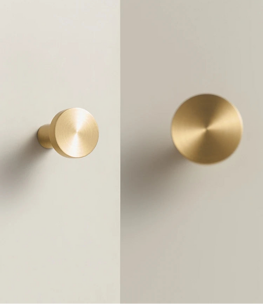 Bouton de meuble classique laiton