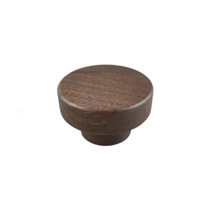 Furniture knob in walnut wood