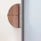 Furniture knob in walnut wood
