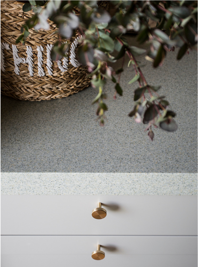 Brass furniture knob Nena M