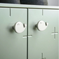 Bouton de meuble poisson chrome