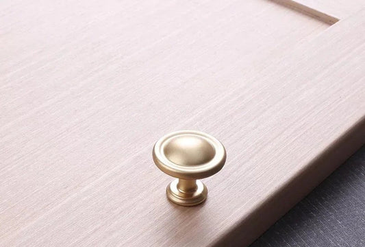 Bouton de porte vintage Or brossé