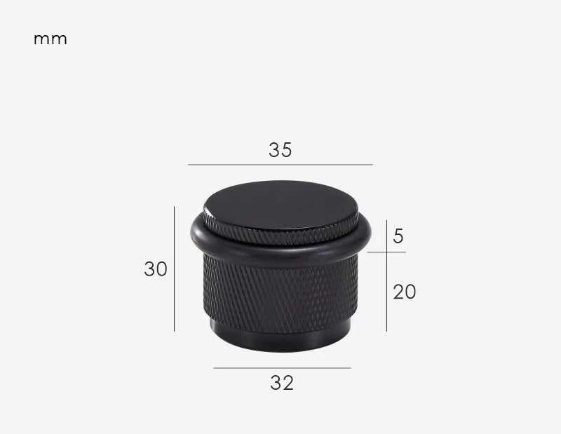 Butoir de porte Noir