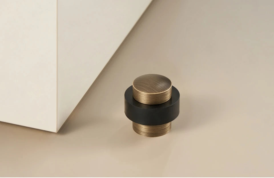 Butoir de porte classique Bronze brossé