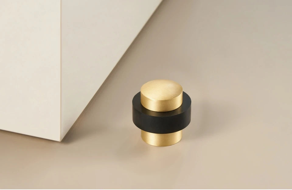 Butoir de porte classique Or brossé