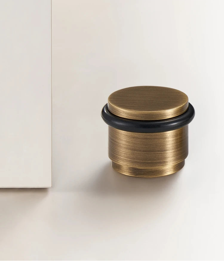 Bronze smooth doorstop