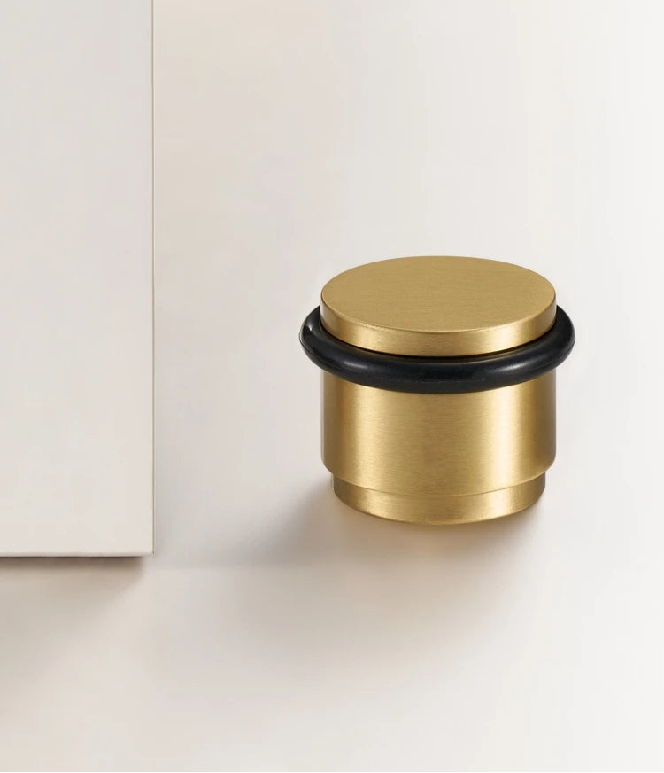 Smooth doorstop Brushed gold