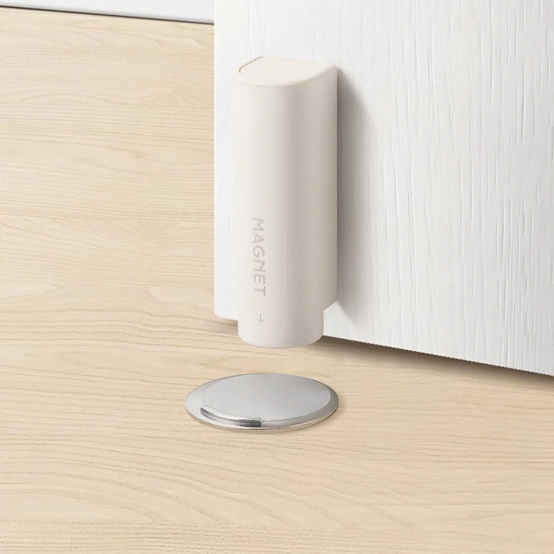 White magnetic doorstop