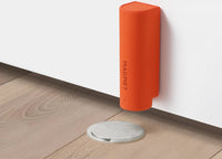 Orange magnetic doorstop