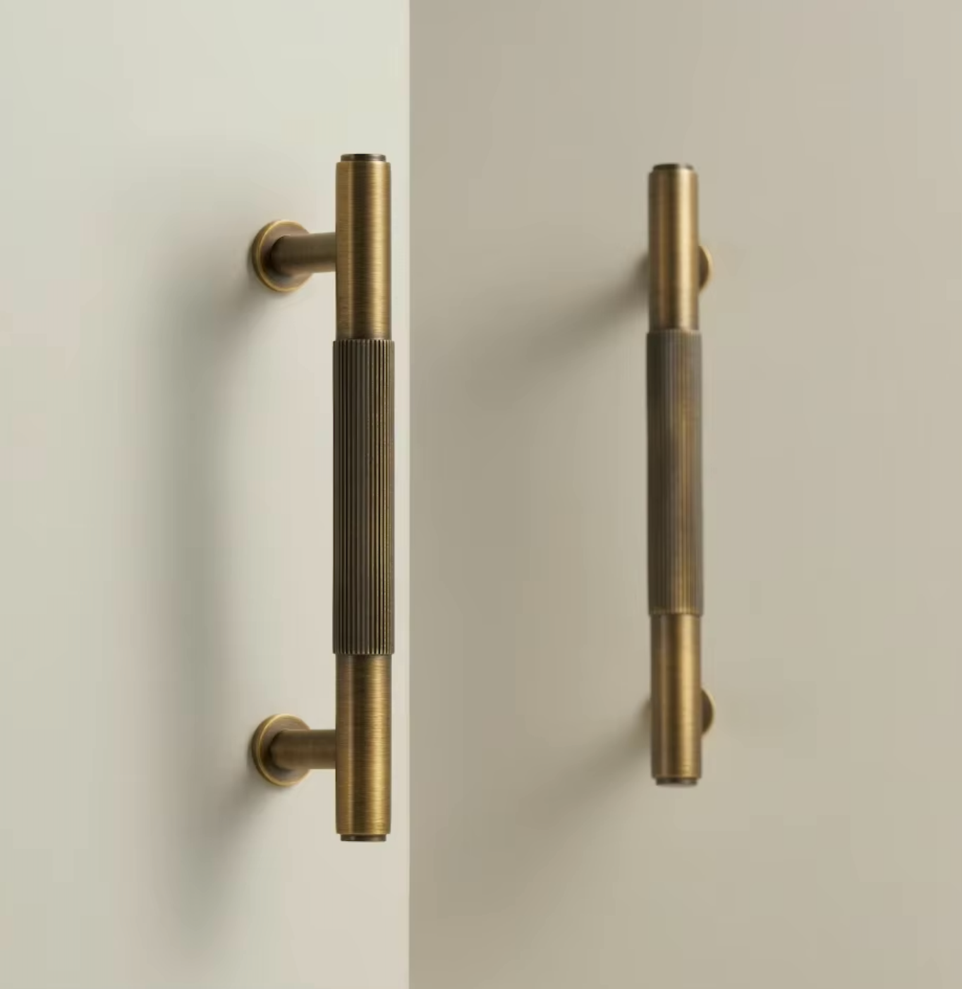 Poignée de meuble en Laiton effet bronze