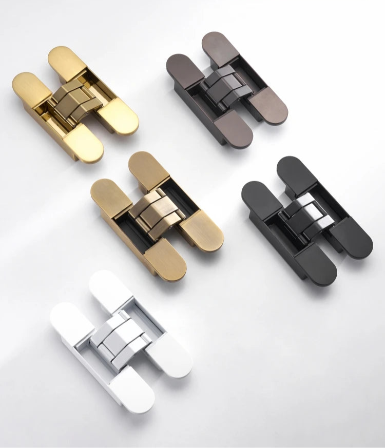 Invisible 3D Interior Door Hinge