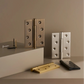 Rectangular furniture hinge