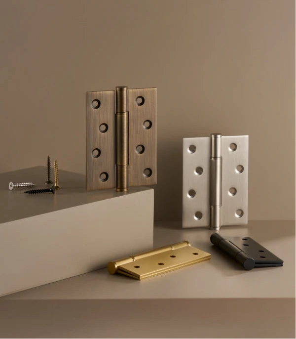 Rectangular furniture hinge