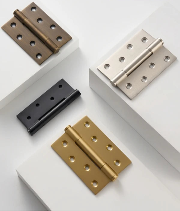 Rectangular furniture hinge