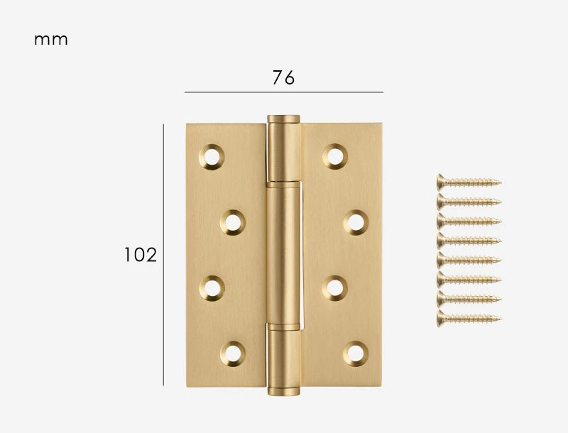 Rectangular furniture hinge