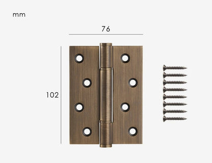 Rectangular furniture hinge