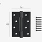 Rectangular furniture hinge