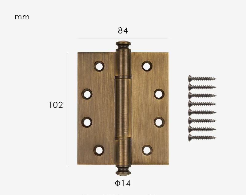 Charnière pour porte de meuble Bronze