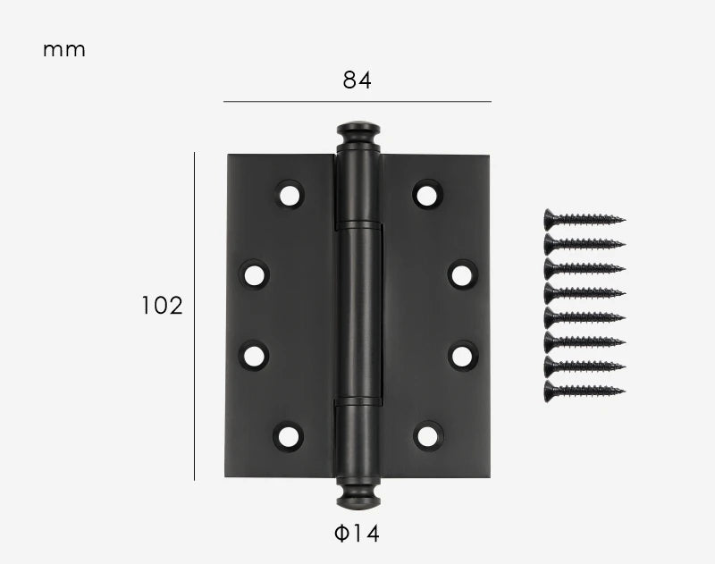 Charnière pour porte de meuble Noir