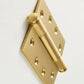 Charnière pour porte de meuble Or brossé
