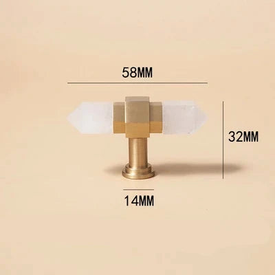 Poignées de meuble en laiton