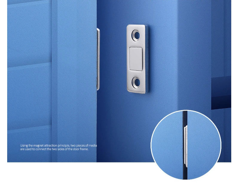 Aimant pour porte battante ou coulissante Gris argent