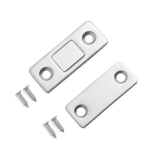 Aimant pour porte battante ou coulissante Gris argent