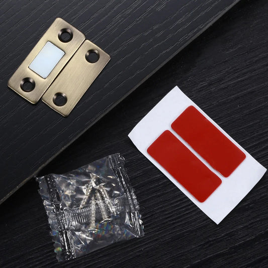 Aimant pour porte battante ou coulissante Bronze