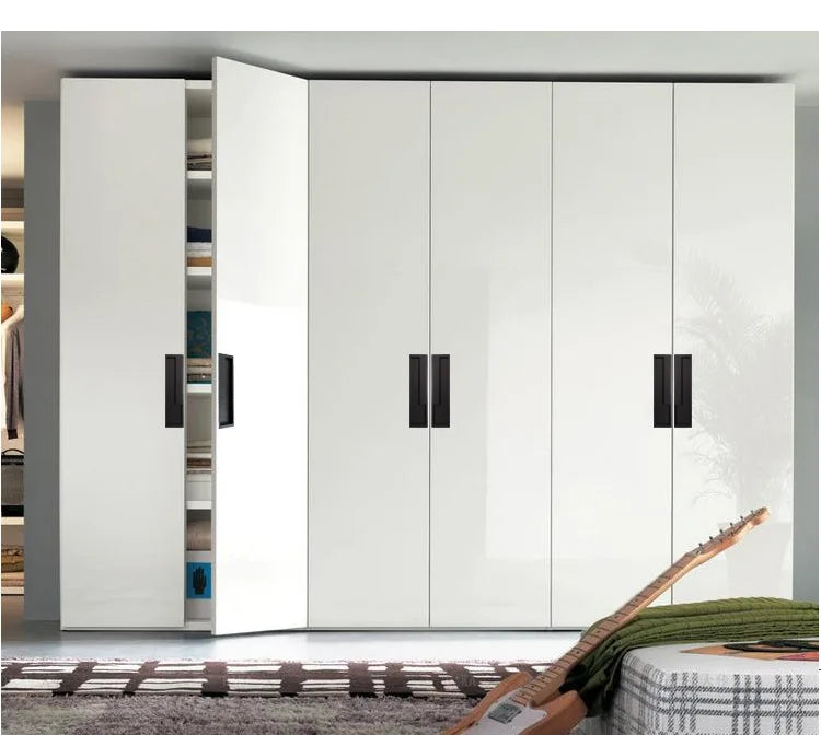 Poignée de porte coulissante encastrée gris