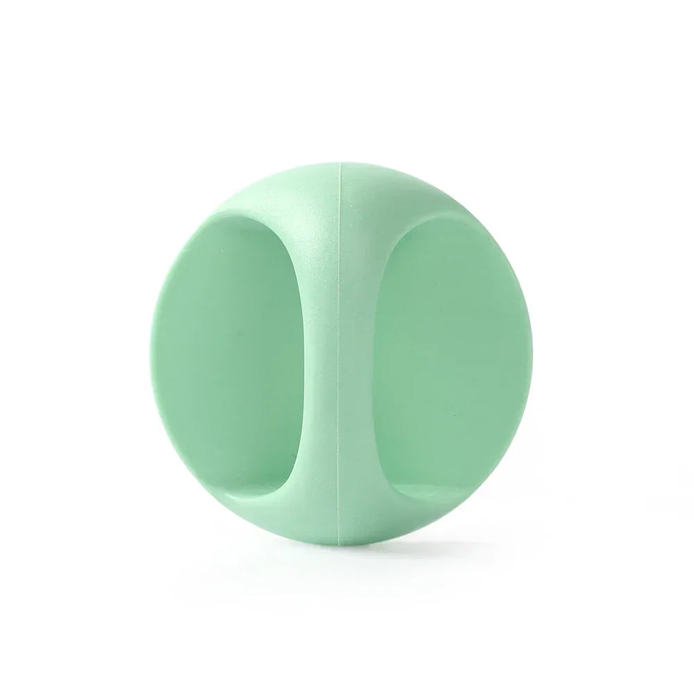 Poignée adhésive ronde verte