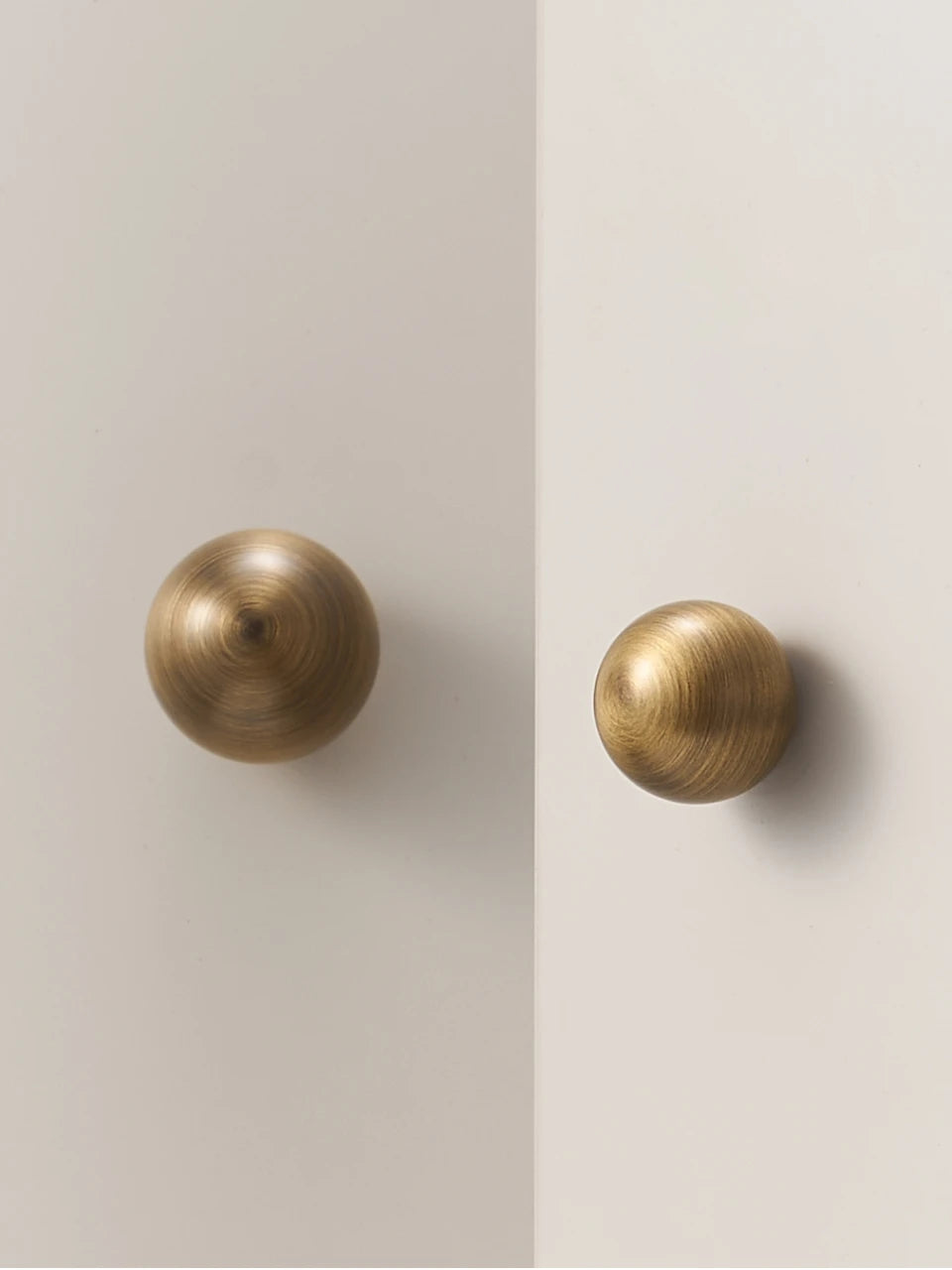 Poignée De Meuble Bronze Brossé Pied Rond