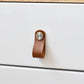 Poignée en cuir meuble de cuisine armoire